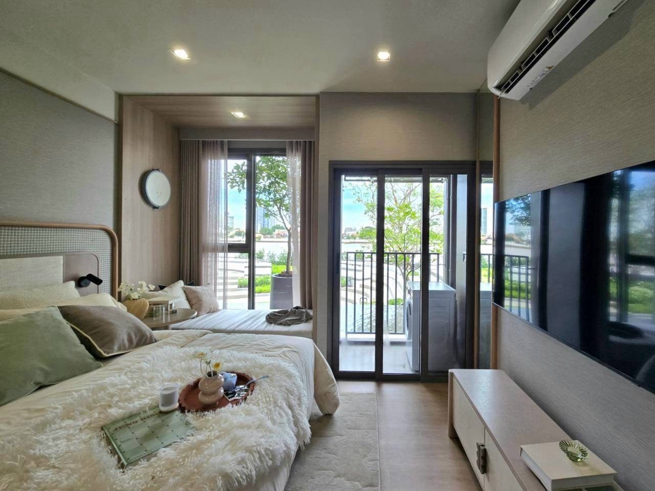 เรฟเฟอเรนซ์ เบย์ ริเวอร์ บางโพ คอนโดวิวเจ้าพระยา Fully Furnished ใกล้ MRT, รพ โทร 0616161426 รูปที่ 9