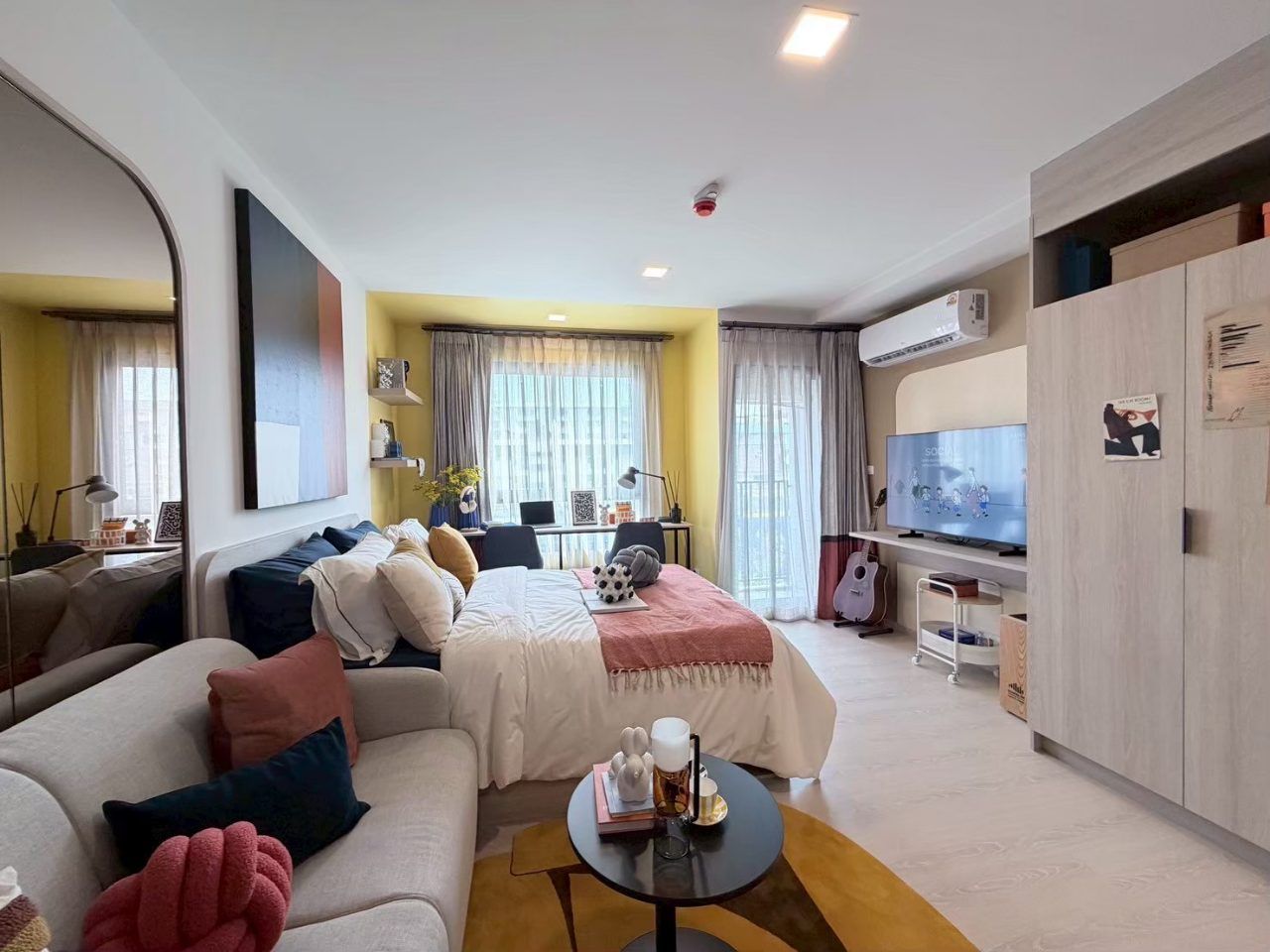 dcondo Vivid Rangsit คอนโดตรงข้าม ม.กรุงเทพ ข้ามสะพานลอย = ถึงมหาลัย พร้อมอยู่! โทร 061-616-1426 รูปที่ 5