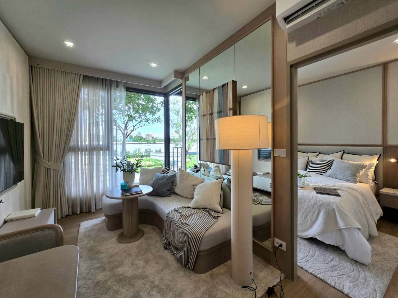 ขายคอนโดใหม่ เรฟเฟอเรนซ์ เบย์ ริเวอร์ บางโพ ย่านบางโพ วิวเจ้าพระยา Fully Furnished ใกล้ MRT, รพ โทร 0616161426 รูปที่ 9
