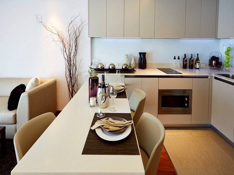ให้เช่า คอนโด The Residence @61 ทองหล่อ ขนาด 52 ตร.ม. 1 นอน 1 น้ำ ตกแต่งครบ พร้อมแม่บ้าน 3 ครั้ง/สัปดาห์ ใกล้ BTS เอกมัย 60,000 เดือน รูปที่ 2