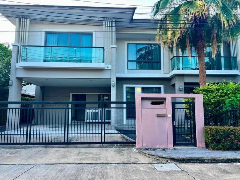 ให้เช่า #บ้านเดี่ยว หมู่บ้านเดอะ ปาล์ม พัฒนาการ (The Palm Pattanakarn) ซอยพัฒนาการ 38 #ใกล้btsอ่อนนุช 095-164-2956 gg
