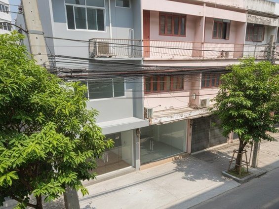 แอร์ 6 เครื่อง MRTภาวนา 750ม.ถูกที่สุดในย่านลาดพร้าว 5นอน ให้เช่าอาคารพาณิชย์ 3 ชั้น รีโนเวทใหม่ทั้งหลัง เซ็นทรัล ลาดพร้าว 2.4 กม.
