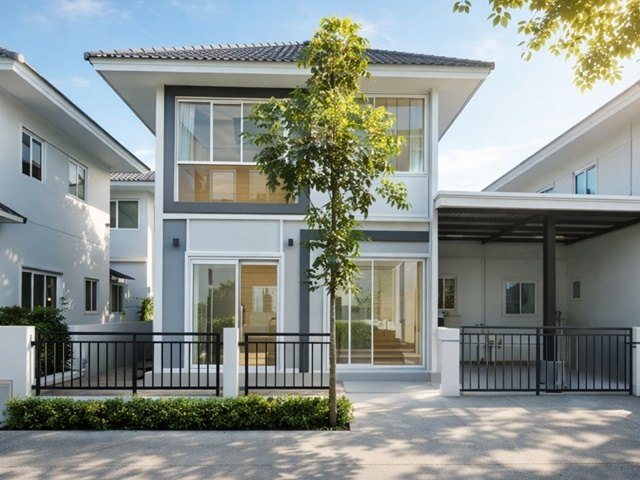 ตลาดบางพลีใหญ่ 2.4 กม เทพารักษ์-ตำหรุ ถูกที่สุด ลลิล เช่าบ้าน2 ชั้น บ้านสวย 35ตร.วา. 141ตร.ม. 3นอน 2น้ำ