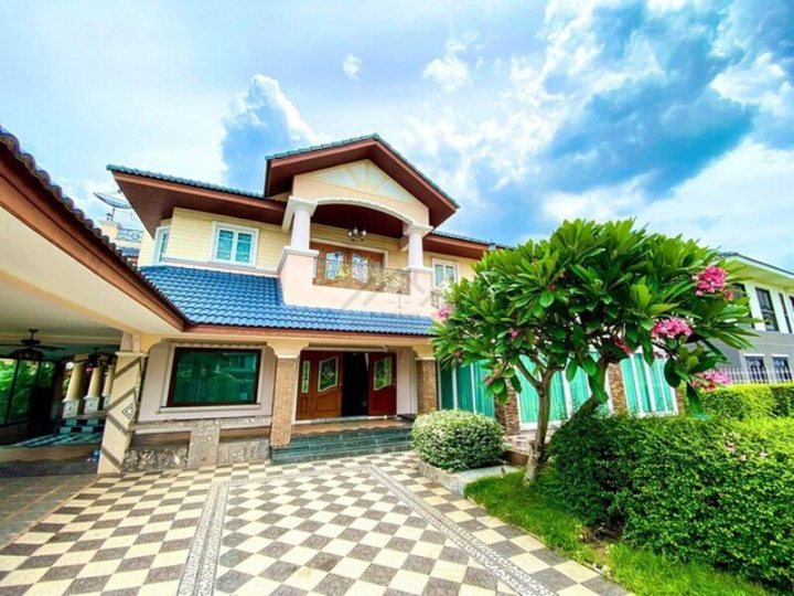 ขายบ้านเดี่ยวหรู 2 ชั้น  220 ตรว. โครงการอัมรินทร์นิเวศน์ 1 วงเวียนบางเขน ใกล้เซ็นทรัลรามอินทรา รถไฟฟ้า 2 สาย
