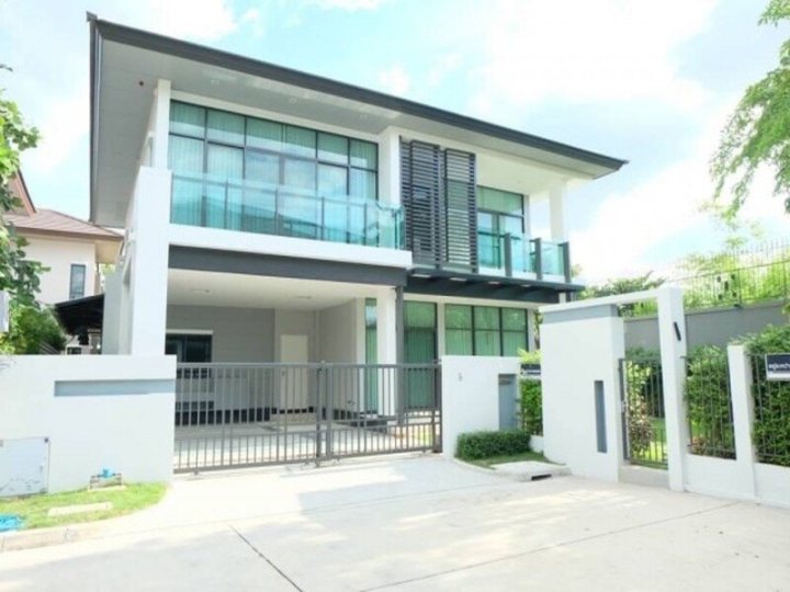 ให้เช่า #บ้านเดี่ยว หมู่บ้านเศรษฐสิริ อ่อนนุช-ศรีนครินทร์ ติดถนนกาญจนาภิเษก #ใกล้สวนหลวงร9 #ใกล้สนามบินสุวรรณภูมิ 095-164-2956