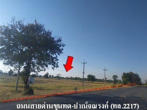 ขายที่ดินว่างเปล่า ถนน ด่านขุนทด-บำเหน็จณรงค์ (ทล.2217) ตำบล หนองกราด อำเภอ ด่านขุนทด จังหวัดนครราชสีมา