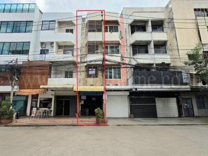 ขายอาคารพาณิชย์ 4 ชั้น ซอยมโนรม ถนนพระราม 4 ทำเลดี เดินทางสะดวกมาก