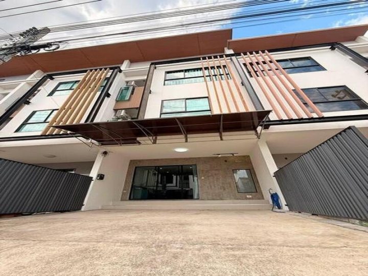 ให้เช่า โฮมออฟฟิศ Home office 3 ชั้น โครงการ ไอฟีล บางนา iField Bangna ติดถนนกาญจนาภิเษก ใกล้เมกะบางนา